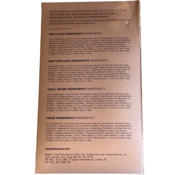 Imayla The One Hydrating Creme Lipstick Sampler Pack - Lot of 10 - Picture 6 of 6